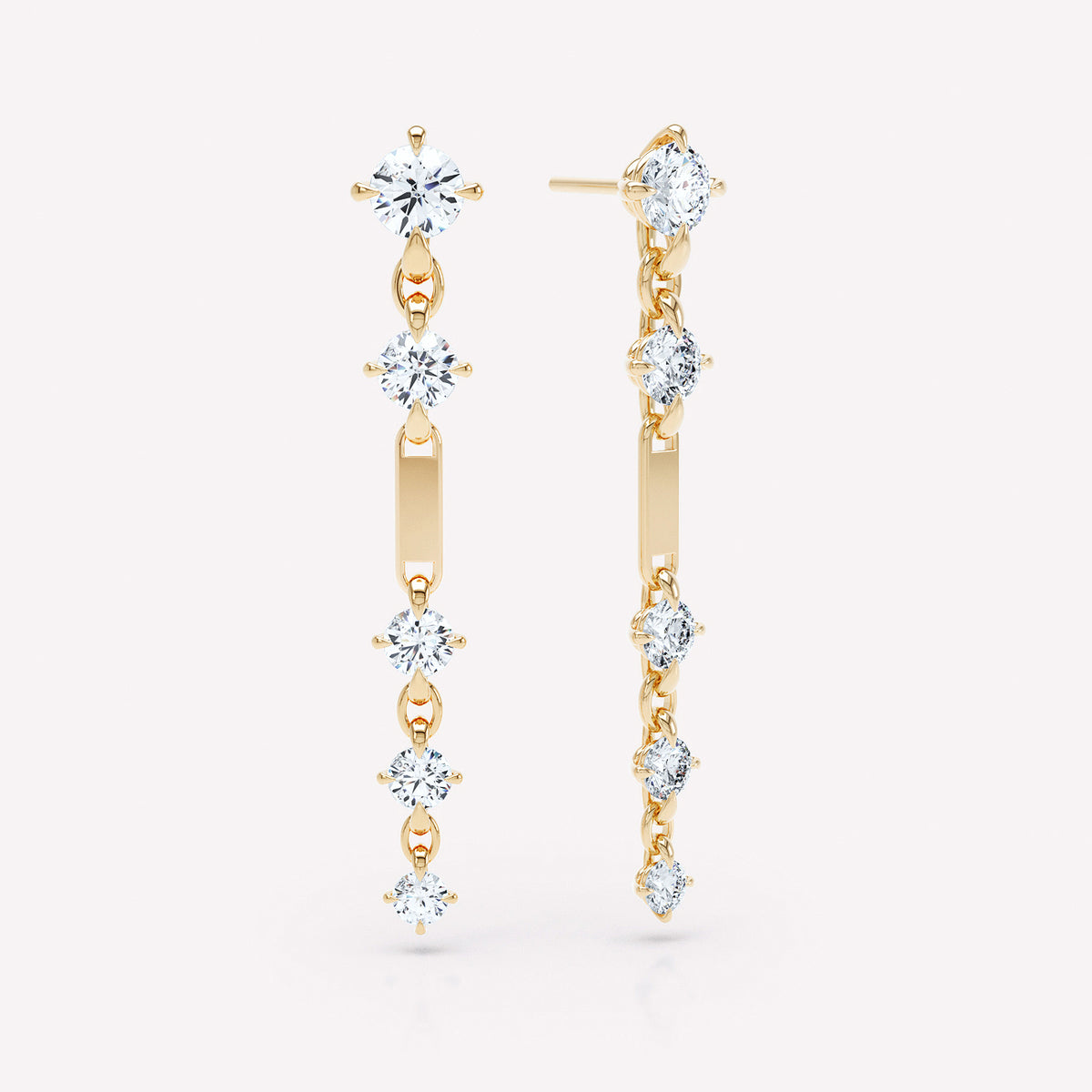 Armour Bar drop Earrings