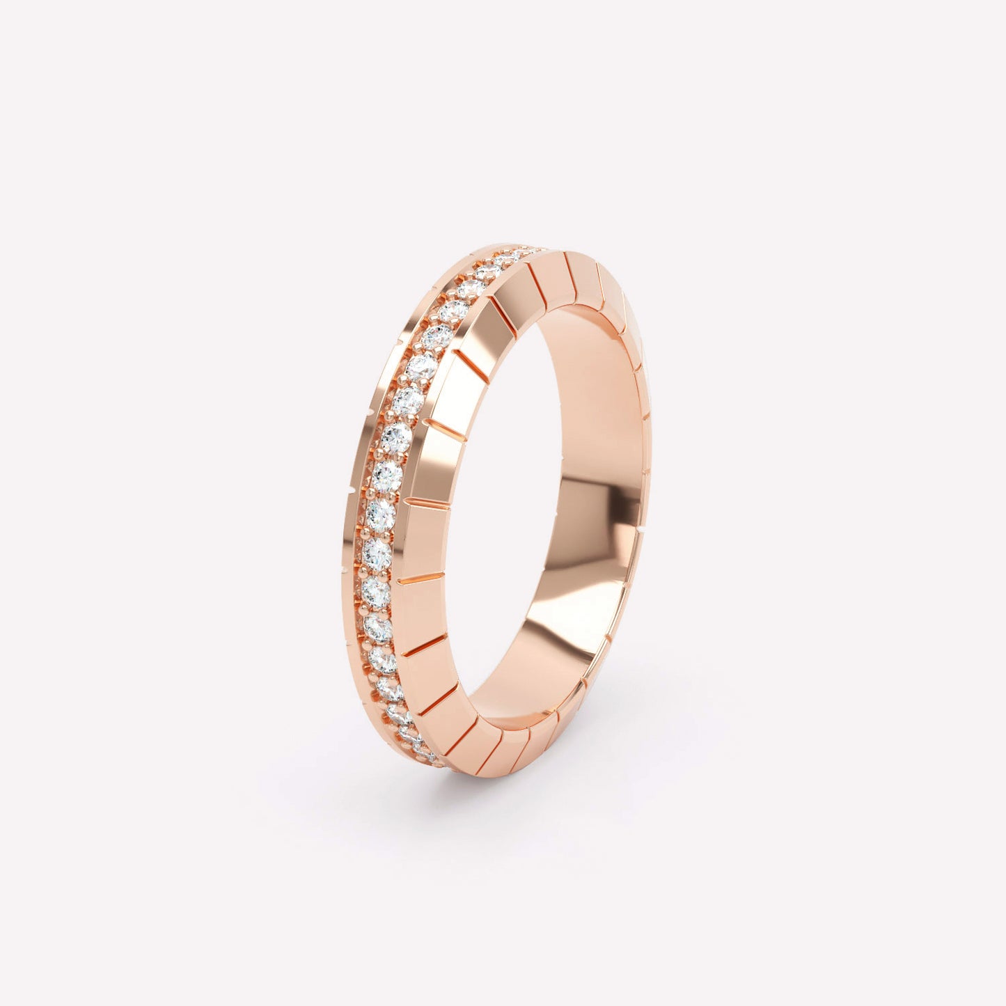 Eternity Engraved 4mm Diamond Ring