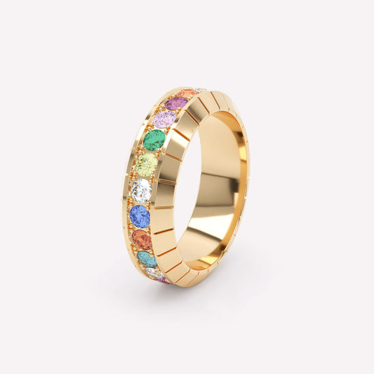 Eternity Rainbow 6mm Diamond Ring