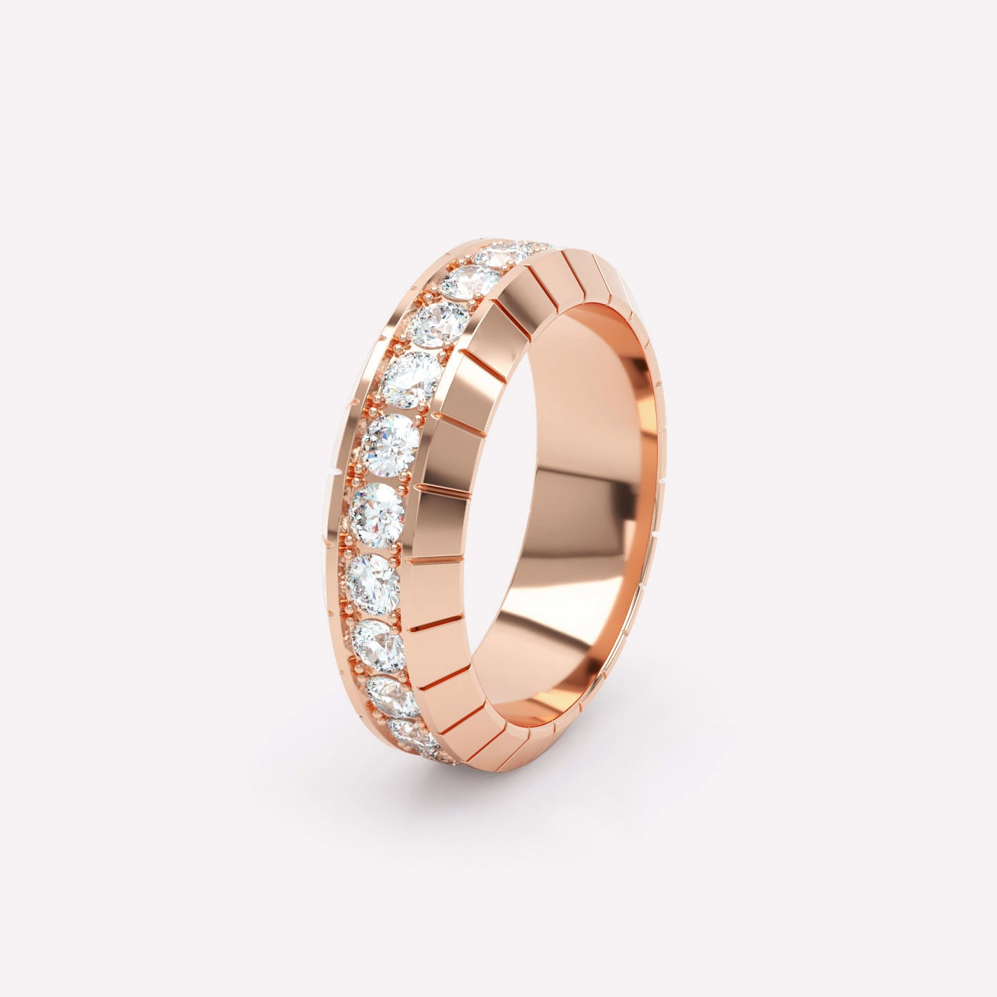 Eternity Engraved 6mm Diamond Ring