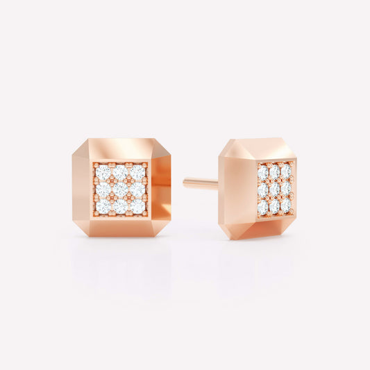Eternity Polished Diamond Studs