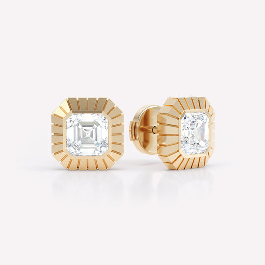 Eternity Asscher Studs