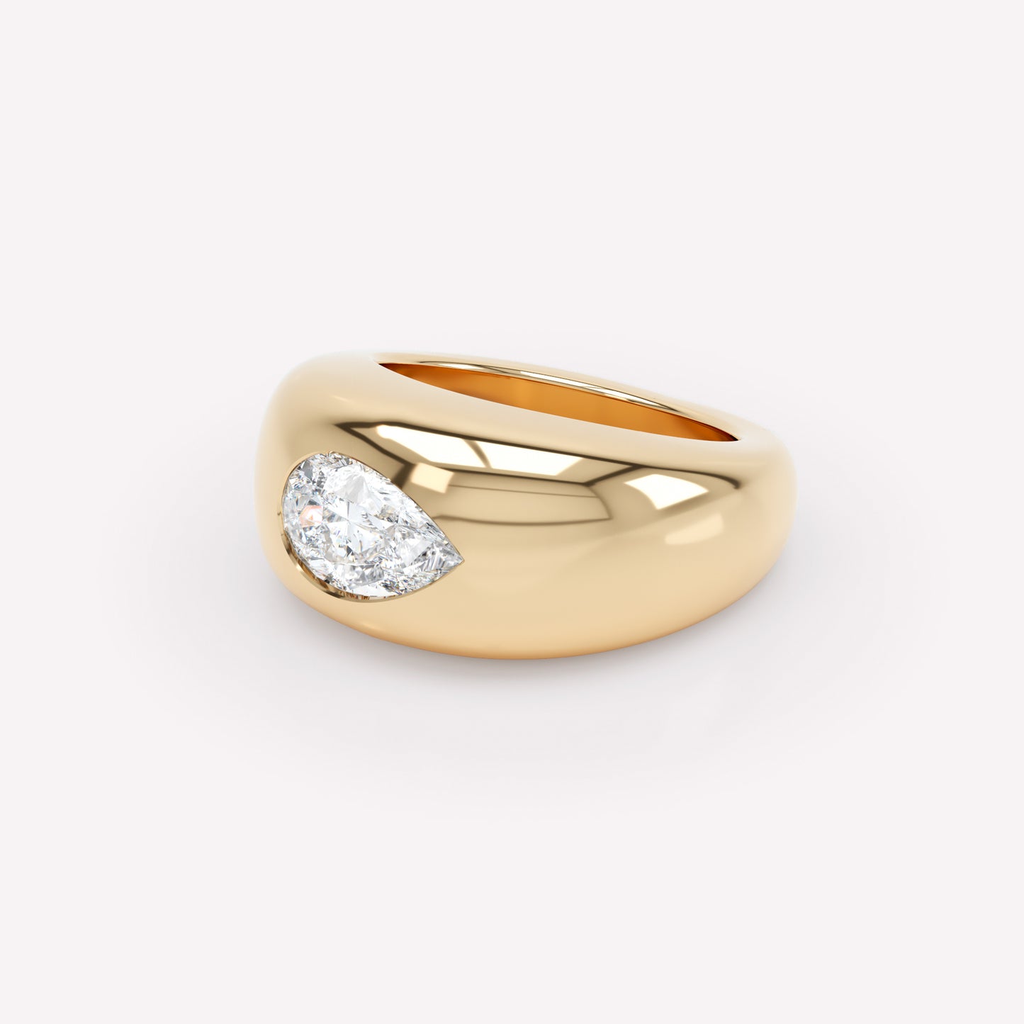 Curve Diamond Ring