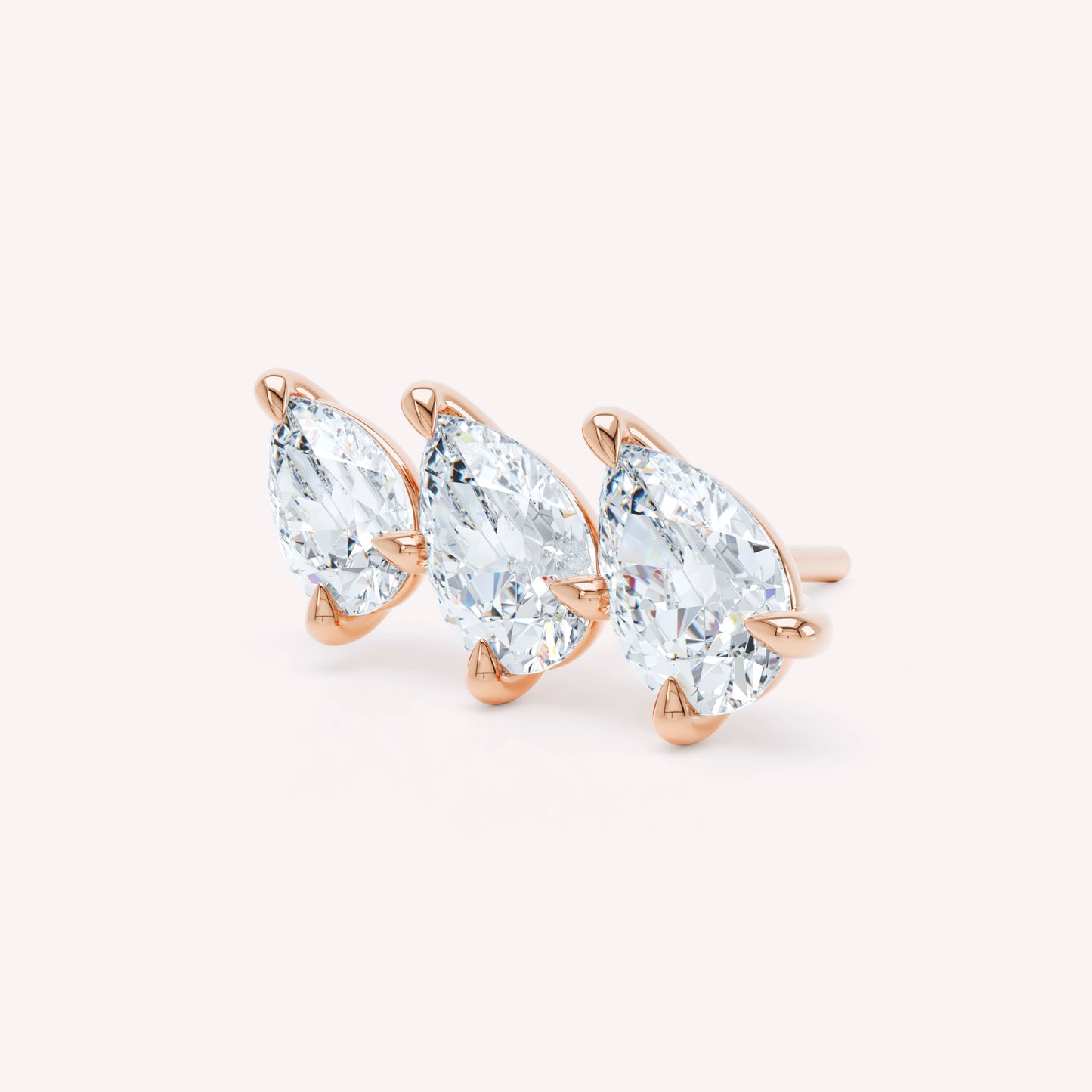 The Triple Pear Stud
