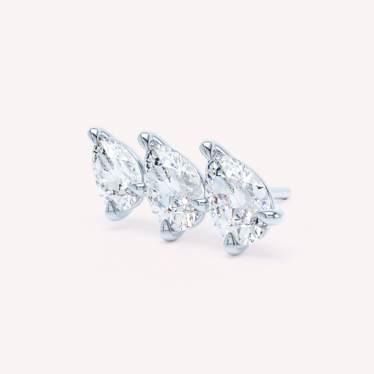 The Triple Pear Stud