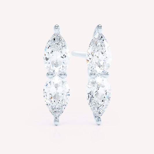 The Double Pear Stud