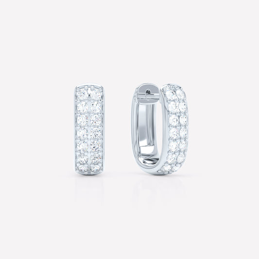 Allday Diamond Huggies 4mm