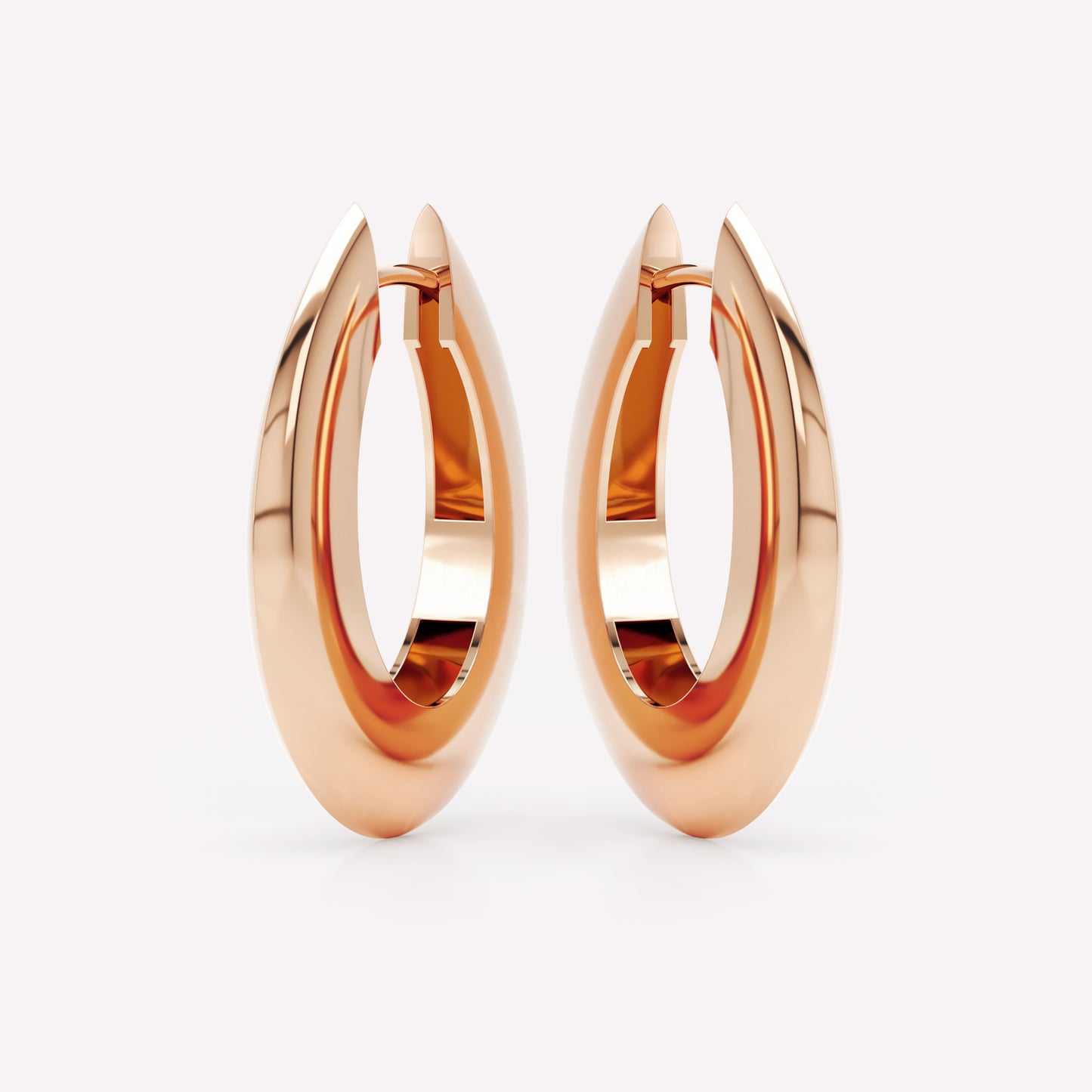 Curve Knife Edge Hoops