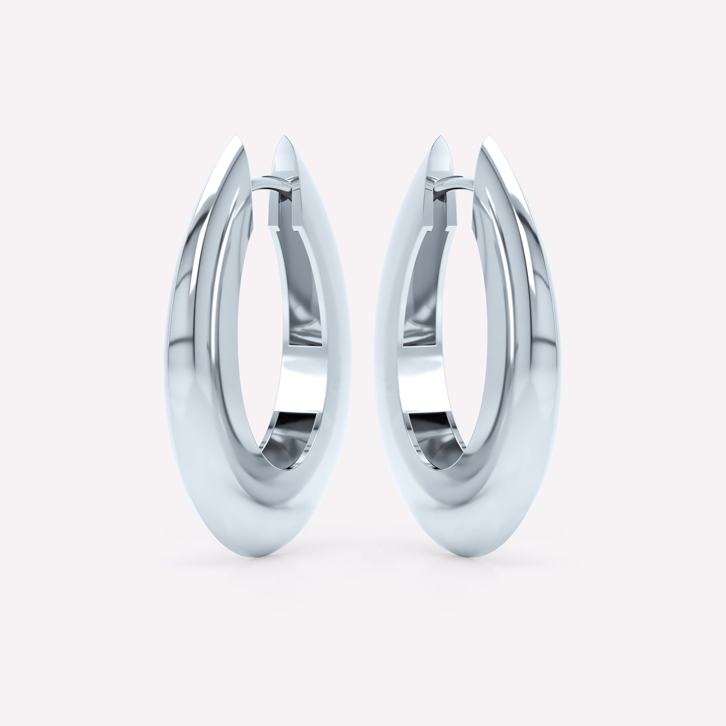 Curve Knife Edge Hoops