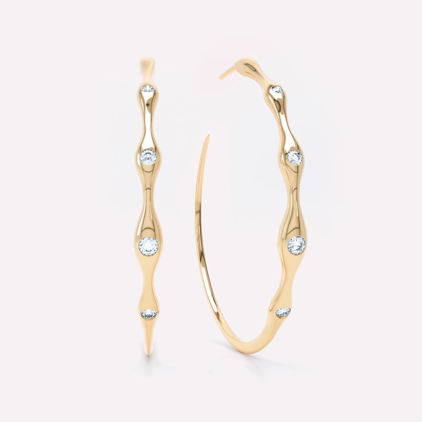 Curve Diamond Creoles