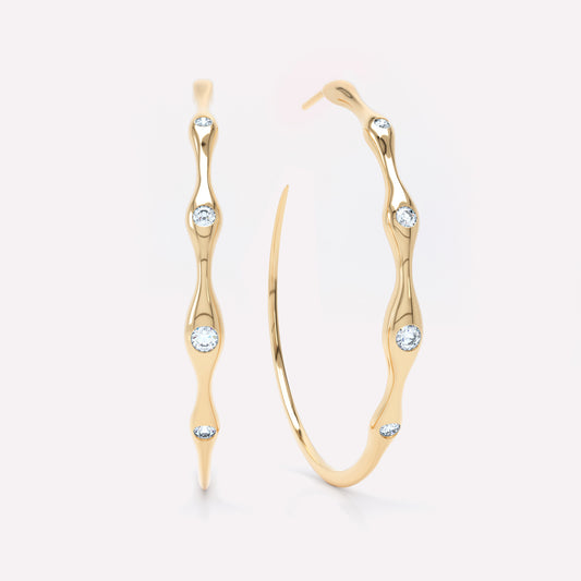 Curve Diamond Creoles