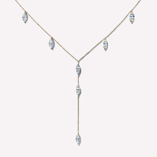 Marquise Diamond Y-Necklace