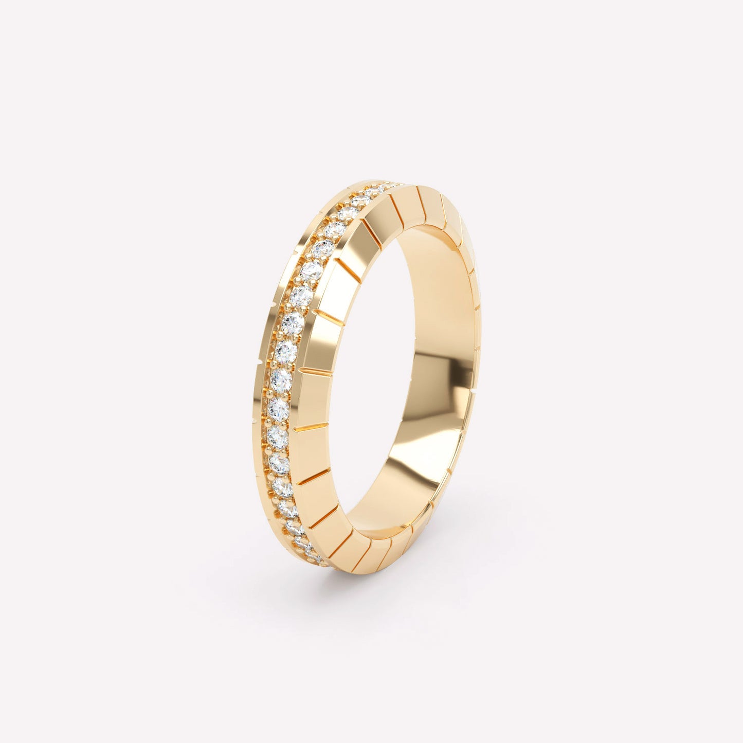 Eternity Engraved 4mm Diamond Ring