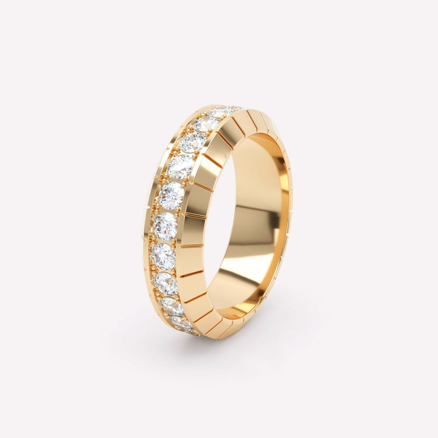 Eternity Engraved 6mm Diamond Ring