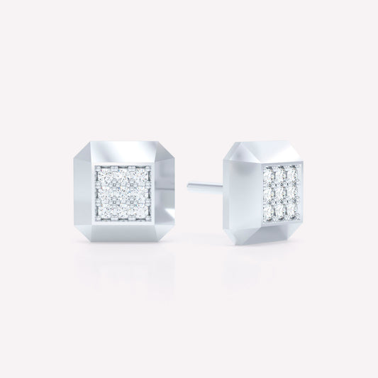 Eternity Polished Diamond Studs