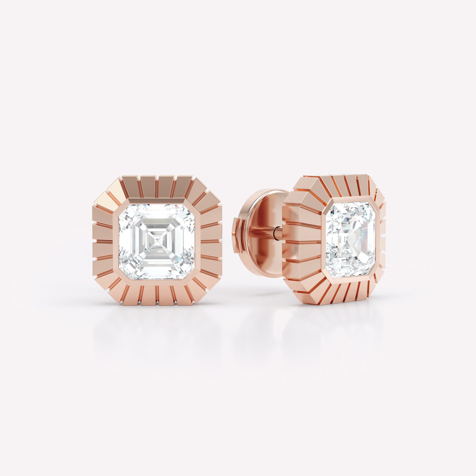 Eternity Asscher Studs
