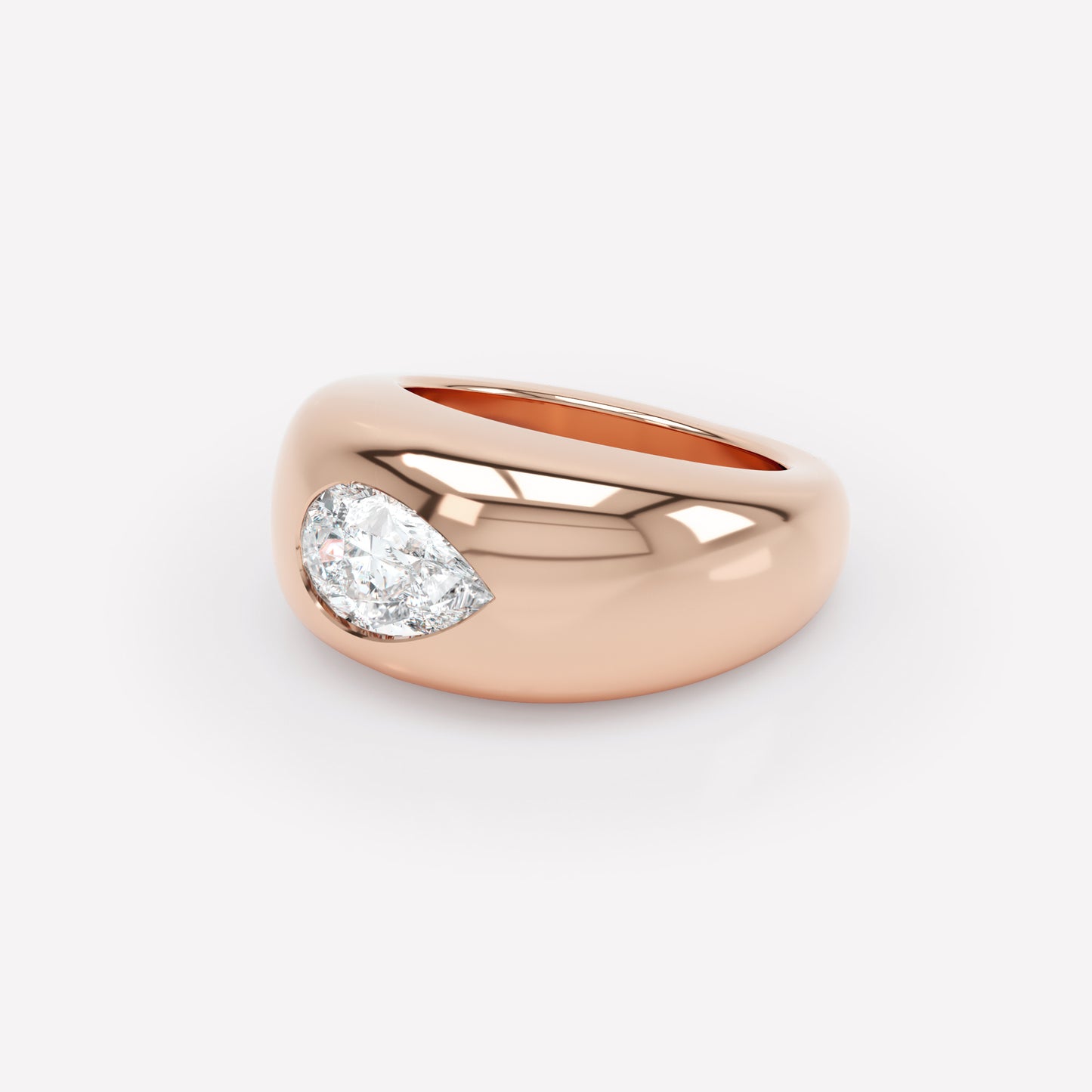 Curve Diamond Ring