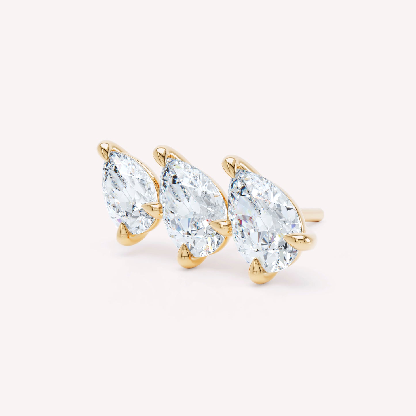 The Triple Pear Stud