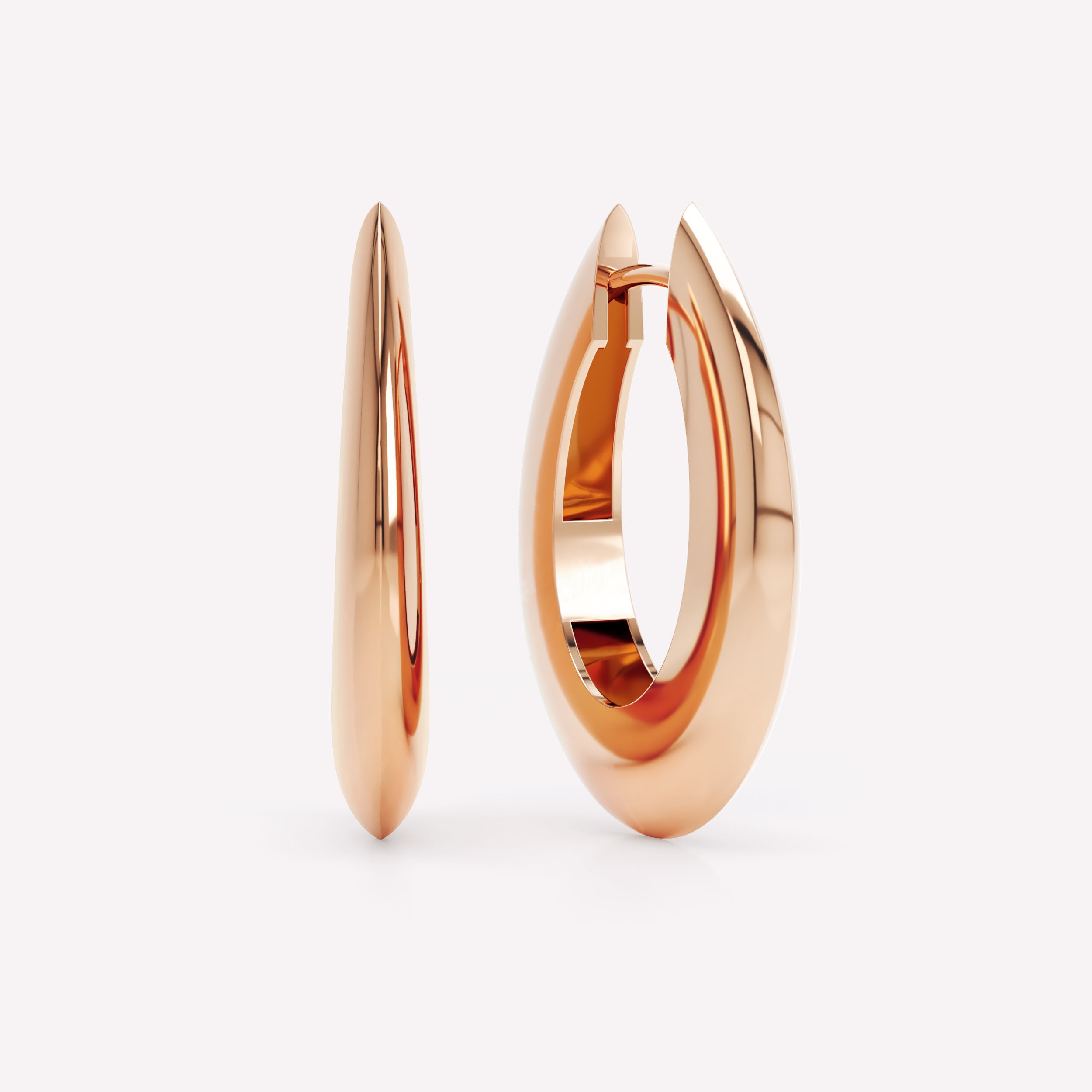 Curve Knife Edge Hoops