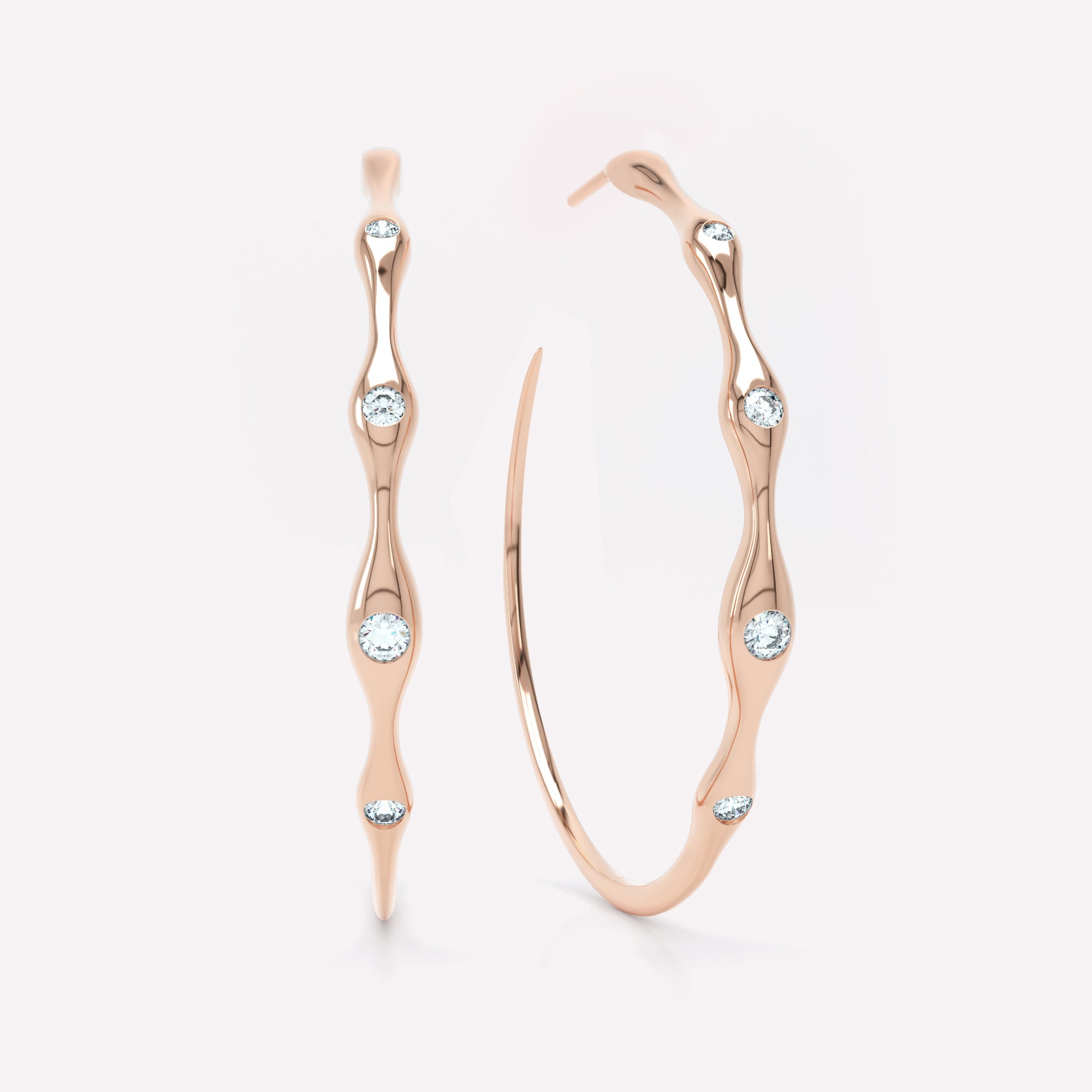 Curve Diamond Creoles