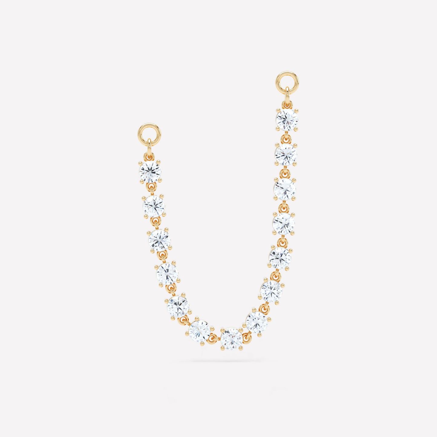 The Round Brilliant Detachable Chain
