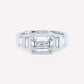 LOEV Diamond Striped Ring
