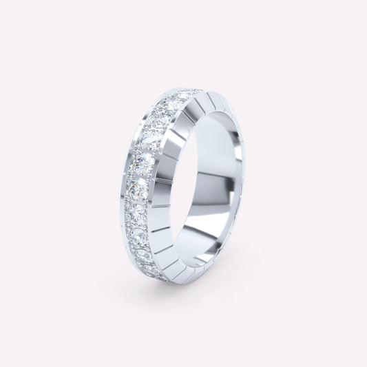 Eternity Engraved 6mm Diamond Ring