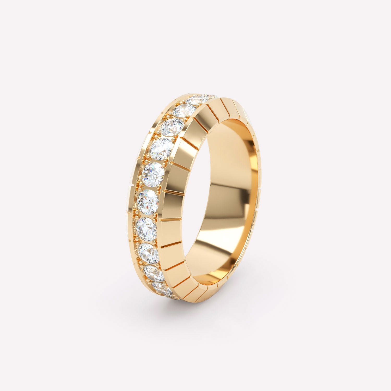 Eternity Engraved 6mm Diamond Ring
