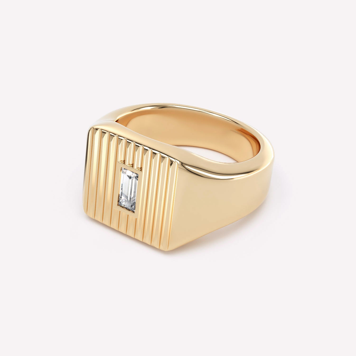 Eternity Engraved Signet Ring